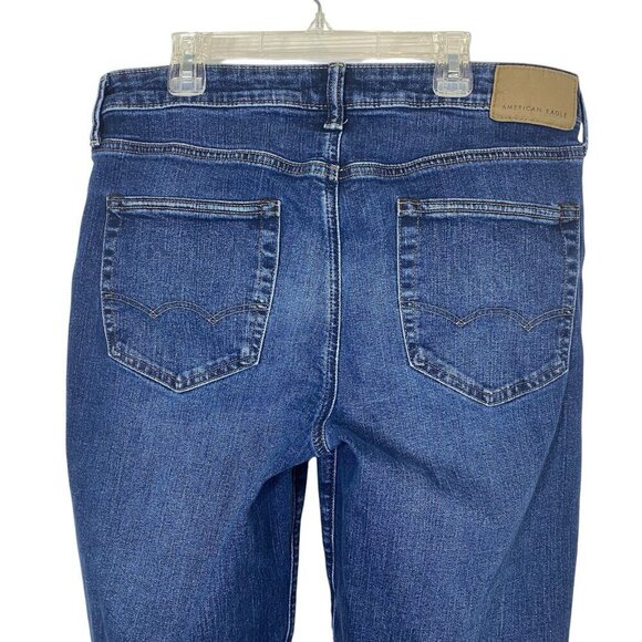 American Eagle Airflex Athletic Straight Jeans  Men's Size 32x32 READ Inseam 30" - Picture 5 of 7
